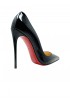 CHRISTIAN LOUBOUTIN 3130694 BK01 BLACK PATENT SO KATE 120 PUMPS