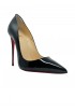 CHRISTIAN LOUBOUTIN 3130694 BK01 BLACK PATENT SO KATE 120 PUMPS