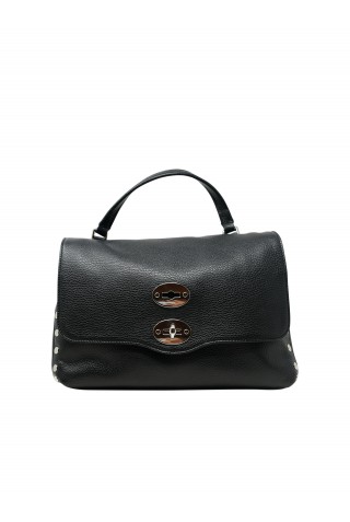 ZANELLATO 068010-0050000-Z0001 BLACK POSTINA DAILY GIORNO S LEATHER HANDBAG
