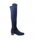 STUART WEITZMAN S4464 BLUE SUEDE RESERVE BOOTS
