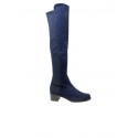 STUART WEITZMAN S4464 BLUE SUEDE RESERVE BOOTS