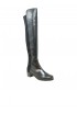 STUART WEITZMAN S4002 BLACK LEATHER RESERVE BOOTS