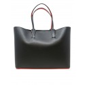 CHRISTIAN LOUBOUTIN 3205218 CM53 BLACK LEATHER CABATA CALF EMPIRE BAG
