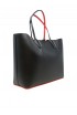 CHRISTIAN LOUBOUTIN 3205218 CM53 BLACK LEATHER CABATA CALF EMPIRE BAG
