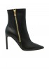 ROBERTO DEL CARLO 11432 BLACK LEATHER MERLOT BOOTS