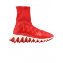 CHRISTIAN LOUBOUTIN 3221226 R251 LOUBI FABRIC SHARKYSOCK SNEAKERS