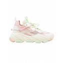ASH ROSE/GREEN LEATHER EXTRABIS05 SNEAKERS