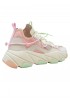 ASH ROSE/GREEN LEATHER EXTRABIS05 SNEAKERS
