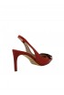 ROBERTO DEL CARLO 11508 RED PATENT LEATHER VETRO PUMPS