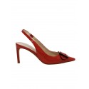ROBERTO DEL CARLO 11508 RED PATENT LEATHER VETRO PUMPS
