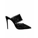 CHRISTIAN LOUBOUTIN 3230394 B439 BLACK PATENT DEIA 100 SANDALS
