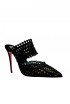 CHRISTIAN LOUBOUTIN 3230394 B439 BLACK PATENT DEIA 100 SANDALS