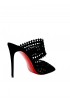 CHRISTIAN LOUBOUTIN 3230394 B439 BLACK PATENT DEIA 100 SANDALS