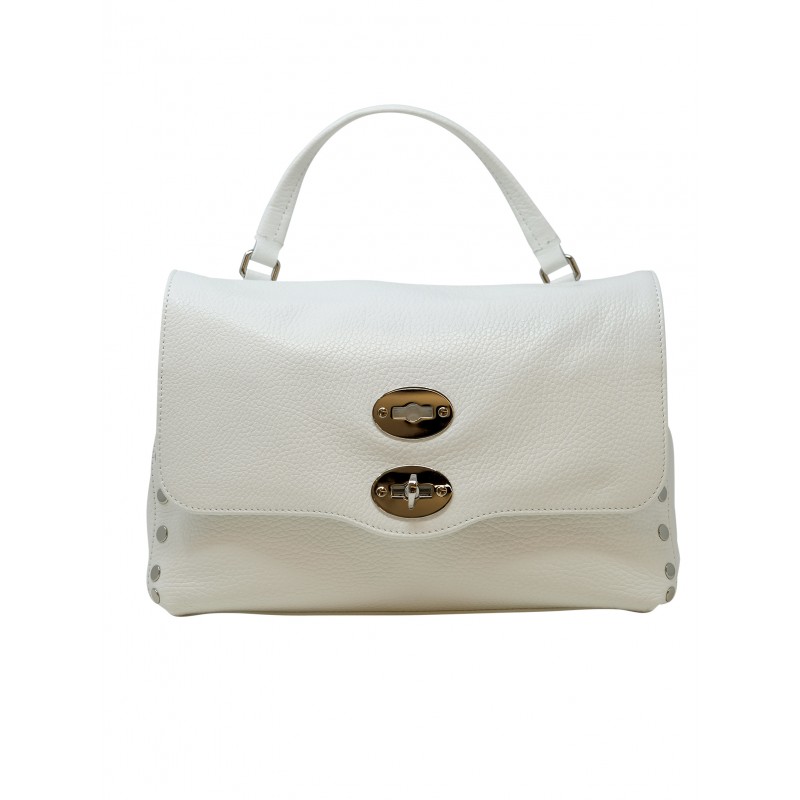 ZANELLATO 068010-0050000-Z1190 WHITE POSTINA DAILY S GIORNO S LEATHER HANDBAG