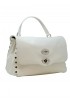 ZANELLATO 068010-0050000-Z1190 WHITE POSTINA DAILY S GIORNO S LEATHER HANDBAG