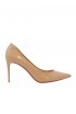 CHRISTIAN LOUBOUTIN 1221056 N295 NUDE PATENT LEATHER SPORTY KATE 85 PUMPS