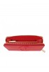 CHRISTIAN LOUBOUTIN 3235083 R297 BY MY SIDE RED CALF LEATHER WALLET