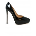 GIANVITO ROSSI G22299.15RIC.VERNERO BLACK PATENT LEATHER PUMPS