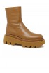 PALOMA BARCELO 512301 BROWN LEATHER OSIAN IRIS BOOTS