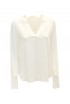 ANTONELLI H1823K 001 WHITE SILK AVERSA T-SHIRTS