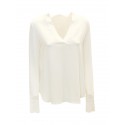 ANTONELLI H1823K 001 WHITE SILK AVERSA T-SHIRTS
