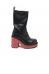 PALOMA BARCELO 112302 BLACK LEATHER BROOK BOOTS