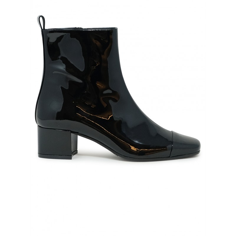 CAREL PARIS ESTIME BIS 3129 BLACK PATENT LEATHER BOOT
