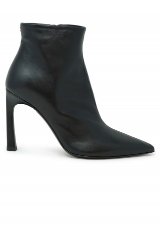 HALMANERA VEVA05 BLACK LEATHER BARON ANKLE BOOTS