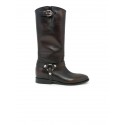 ELENA IACHI A5688 BROWN LEATHER BOOTS