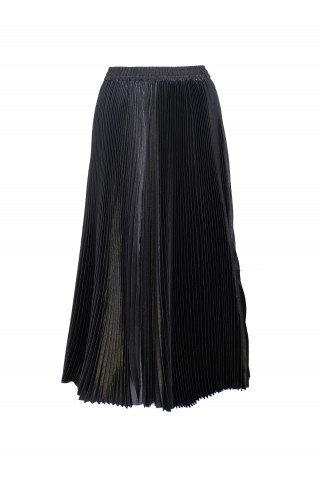 PAROSH D620630 013 POUR BLACK ORGANDY SKIRT