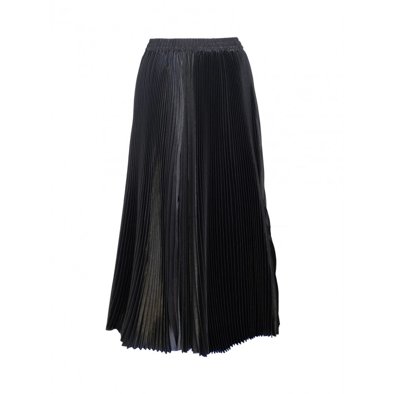 PAROSH D620630 013 POUR BLACK ORGANDY SKIRT
