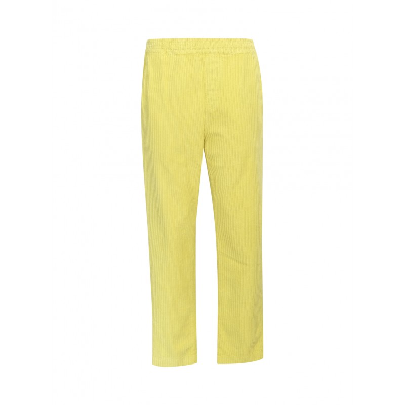NOU-NOUMENO CONCEPT N-P75-11000 VELVET LEMON PANTS