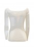 PAROSH D540713 002 CREAM COTTON CIPRIA24 SWEATER