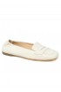 AGL D550004PCS0FTY0119 CREAM LEATHER LOAFER SOFTY