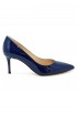 GIANVITO ROSSI G26770.70RIC. VERNAVY NAVY PATENT PUMPS