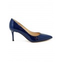 GIANVITO ROSSI G26770.70RIC. VERNAVY NAVY PATENT PUMPS
