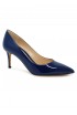 GIANVITO ROSSI G26770.70RIC. VERNAVY NAVY PATENT PUMPS