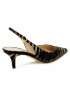GIANVITO ROSSI G95266.55RIC.VEZMINK MINK ZEBRA PRINT VELVET PUMPS