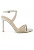 NINALILOU 341035L9/22 SILVER/SWAROSKI LEATHER SANDAL