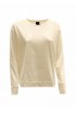 NOU-NOUMENO CONCEPT N-T27ML-11083 IVORY TEE-SHIRT