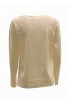 NOU-NOUMENO CONCEPT N-T27ML-11083 IVORY TEE-SHIRT