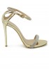 NINALILOU 341022MC GOLD LEATHER SANDALS WITH SWAROVSKI