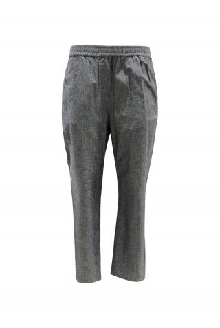 NOU N-P73C-12065 055 GREY LINEN PANTS
