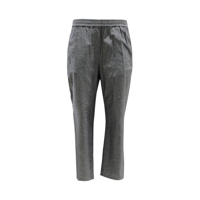 NOU N-P73C-12065 055 GREY LINEN PANTS
