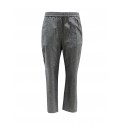 NOU N-P73C-12065 055 GREY LINEN PANTS