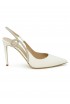 NINALILOU 341203L9/2 CREAM LEATHER PUMPS