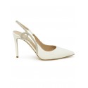 NINALILOU 341203L9/2 CREAM LEATHER PUMPS
