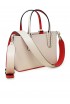 CHRISTIAN LOUBOUTIN 1235336 W514 LECHE LEATHER CABATA E/W MINI CALF PARIS LOUBINTHESKY PRINT HANDBAG