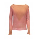 ALESSANDRO ASTE 12LI-25 SP-17 COPPER LINEN NAIROBY SPRAY ART SWEATER