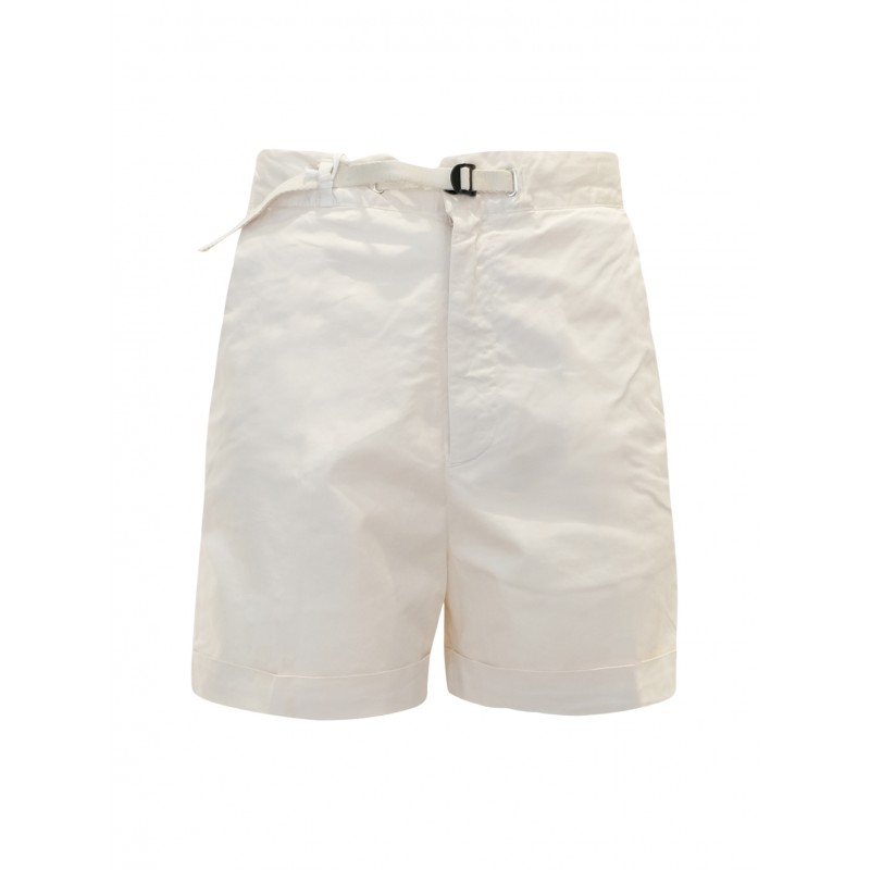 WHITE SAND 24SD62 83 04 CREAM COTTON SHORTS